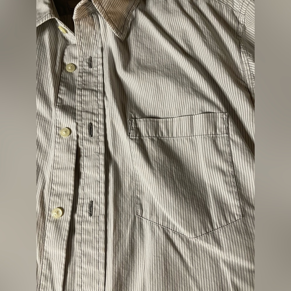**3 for $21**!!! Banana Rep Men’s long sleeve btn-up, Slim Fit sz L, 16-16.5 nck - Picture 8 of 11
